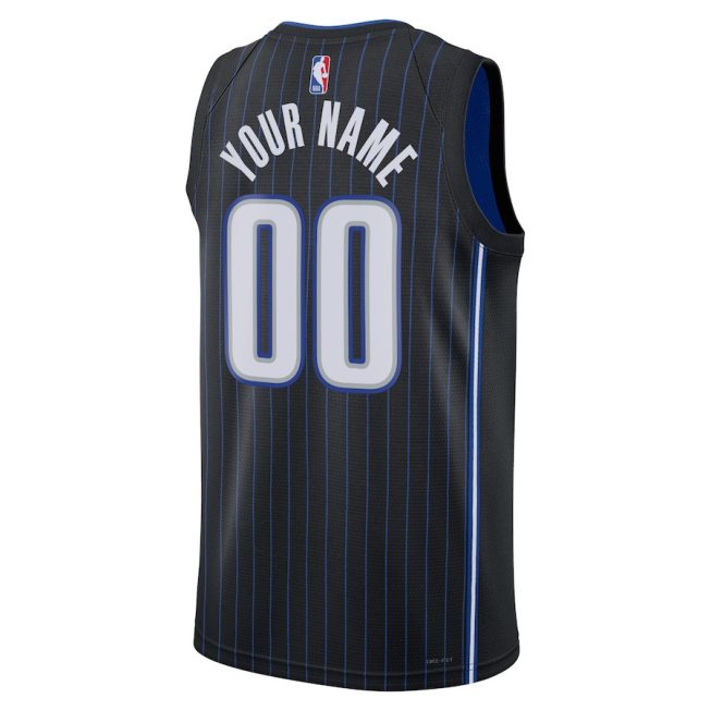 Orlando Magic Swingman Unisex Custom Jersey - Icon Edition - Navy - Image 3
