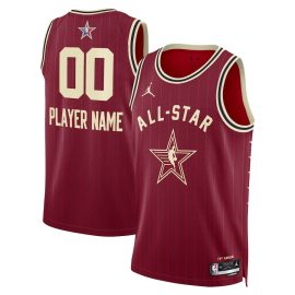 2024 All-Star Game Swingman Custom Men Jersey - Crimson