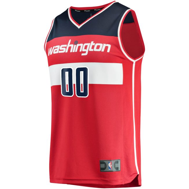 Washington Wizards Fanatics Fast Break Custom Replica Jersey Red - Icon Edition - Image 2