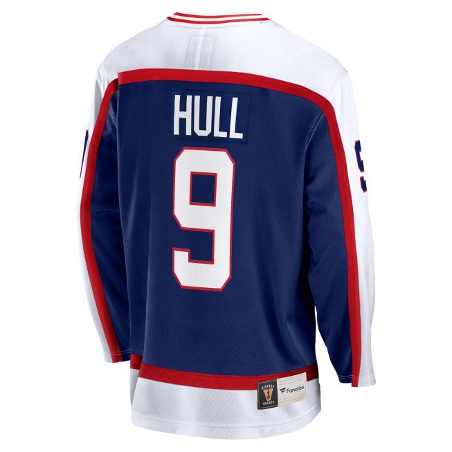 Bobby Hull Winnipeg Jets Fanatics Breakaway Retired Player Jersey - Navy - Image 3