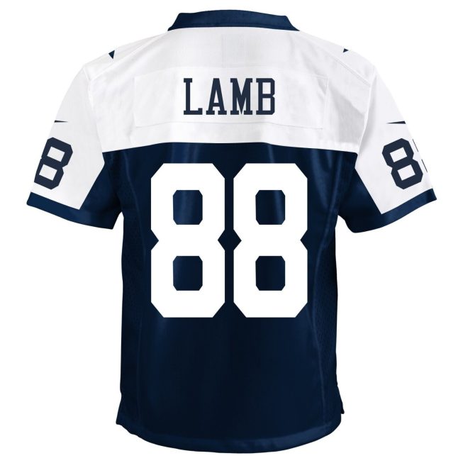 CeeDee Lamb 88 Dallas Cowboys Cee Works Hard Alternate Game YOUTH Jersey - Image 3