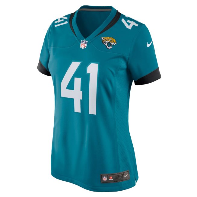 Josh Allen Jacksonville Jaguars Women's Game Jersey - Teal - Image 2