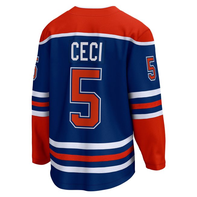 Cody Ceci Edmonton Oilers Fanatics Home Breakaway Player Jersey - Royal - Image 3