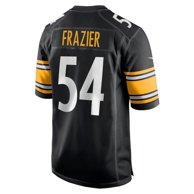 Zach Frazier 54 Pittsburgh Steelers Game Men Jersey - Black - Image 3