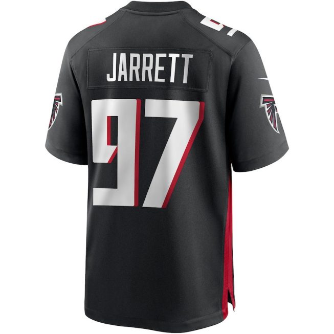 Grady Jarrett 97 Atlanta Falcons Men's Game Jersey - Black - Image 3