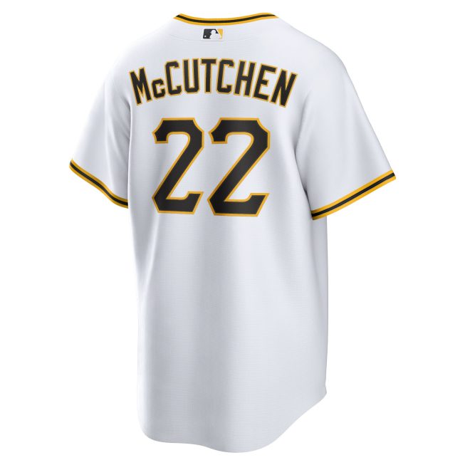 Andrew McCutchen Pittsburgh Pirates Replica Player Jersey - White - Image 3