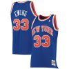 Patrick Ewing New York Knicks Mitchell & Ness 1991/92 Big & Tall Hardwood Classics Swingman Jersey - Blue