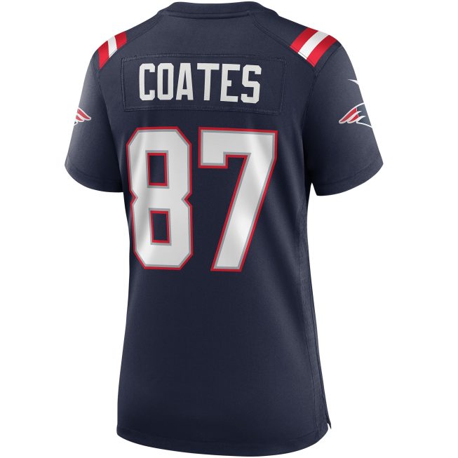 Ben Coates New England Patriots Women's Game Retired Player Jersey - Navy - Image 3