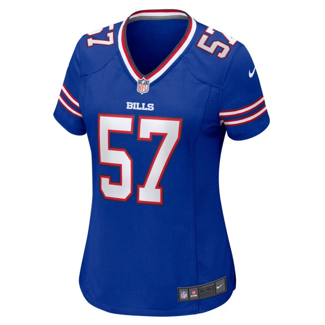 A.J. Epenesa Buffalo Bills Women's Game Jersey - Royal - Image 2