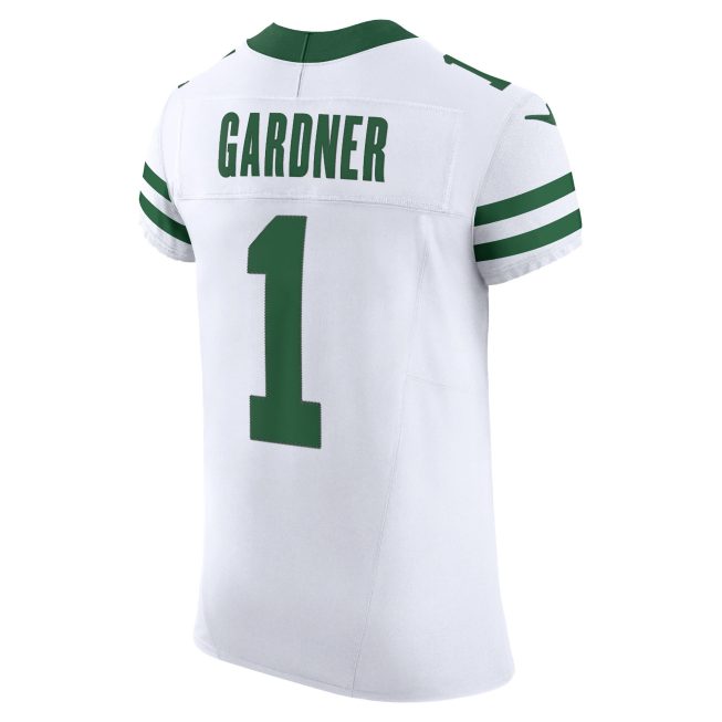 Ahmad Sauce Gardner New York Jets Alternate Vapor F.U.S.E. Elite Jersey - White - Image 3
