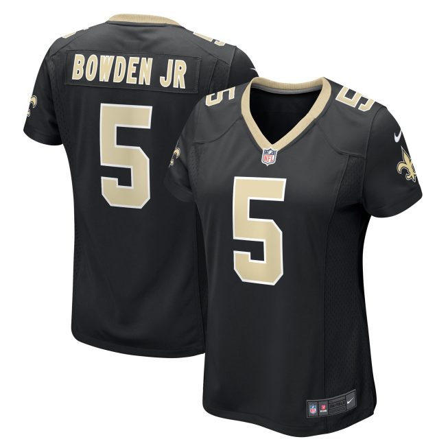 Lynn Bowden Jr. New Orleans Saints Women's Team Game Jersey - Black
