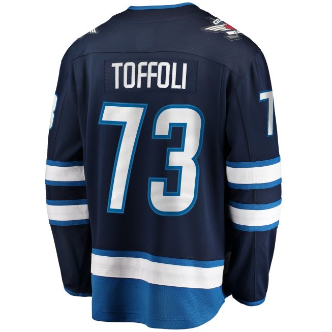 Tyler Toffoli Winnipeg Jets Fanatics Home Premier Breakaway Player Jersey - Blue - Image 3