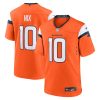 Bo Nix Denver Broncos 2024 Draft First Round Pick Player Game Jersey - Orange