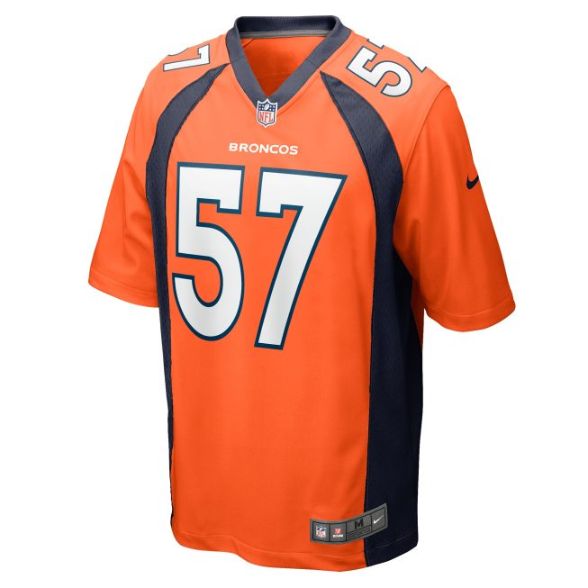 Ben Niemann Denver Broncos Team Game Jersey - Orange - Image 2