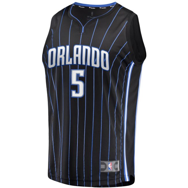 Paolo Banchero Orlando Magic Fanatics Fast Break Replica Player Jersey - Icon Edition - Black - Image 2