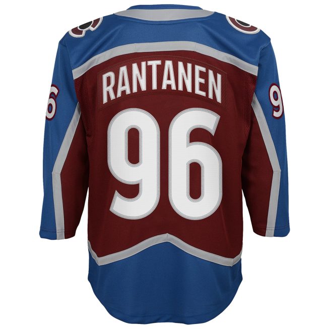 Mikko Rantanen Colorado Avalanche Youth Home 2022 Stanley Cup Champions Premier Player Jersey - Burgundy - Image 3
