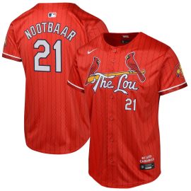 Lars Nootbaar 21 St. Louis Cardinals 2024 City Connect Limited YOUTH Jersey - Red