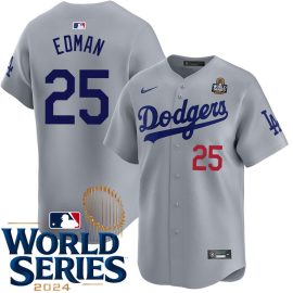 Tommy Edman Los Angeles Dodgers Alternate Road Limited World Series Jersey