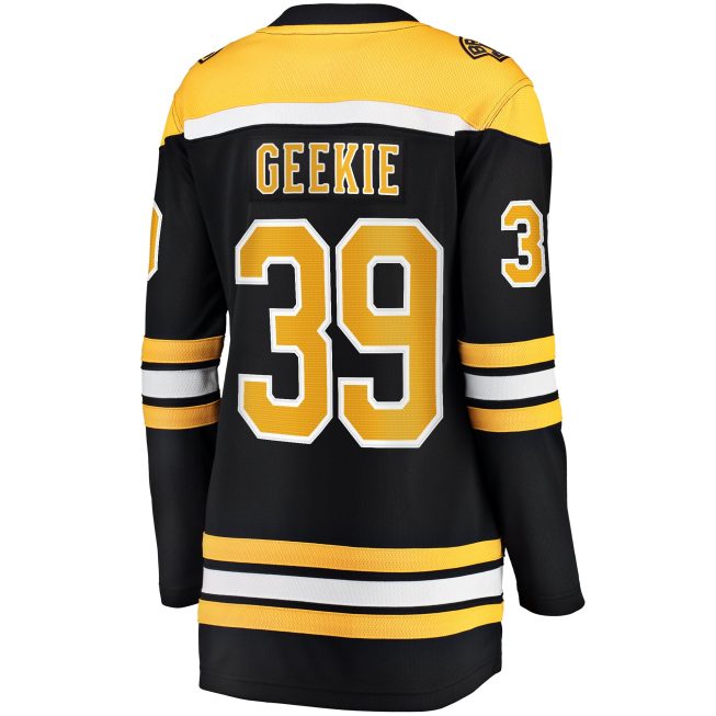 Morgan Geekie Boston Bruins Fanatics Women's Home Breakaway Player Jersey - Black - Image 3