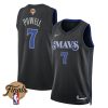 Dwight Powell 7 Dallas Mavericks 2024 FINALS PATCH Swingman Jersey - City Edition - Black