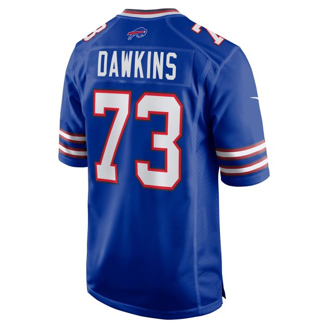 Dion Dawkins Buffalo Bills Game Player Jersey - Royal - Image 3