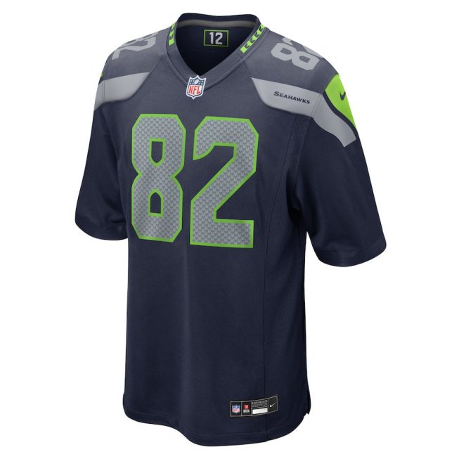 Cody White 82 Seattle Seahawks Game Men Jersey - College Navy - Image 2