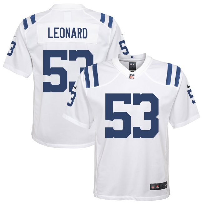 Shaquille Leonard Indianapolis Colts Youth Game Jersey - White