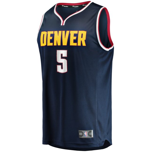 Kentavious Caldwell-Pope Denver Nuggets Fanatics Fast Break Replica Jersey - Icon Edition - Navy - Image 2