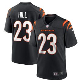 Daxton Hill 23 Cincinnati Bengals Men Game Jersey - Black