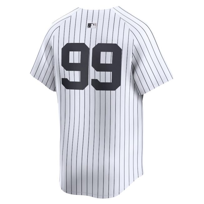 Aaron Judge 99 New York Yankees Home Limited Jersey - Men White - Image 3