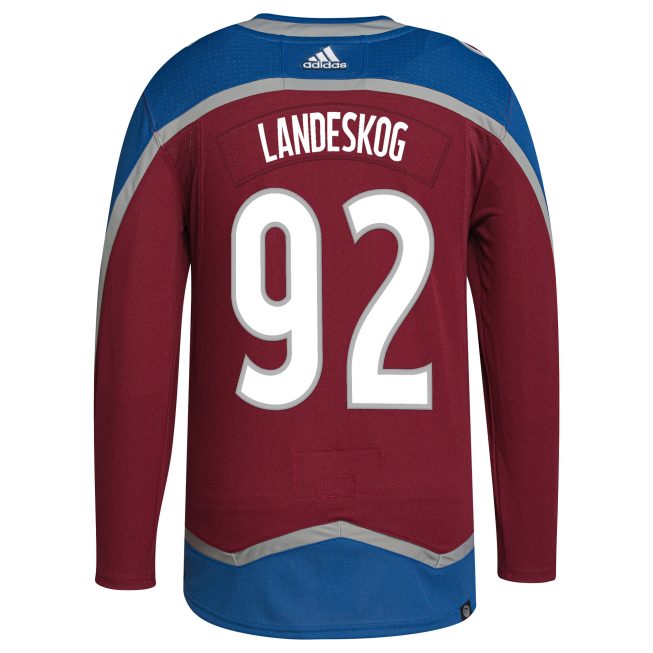 Gabriel Landeskog Colorado Avalanche Primegreen Authentic Player Jersey - Burgundy - Image 3