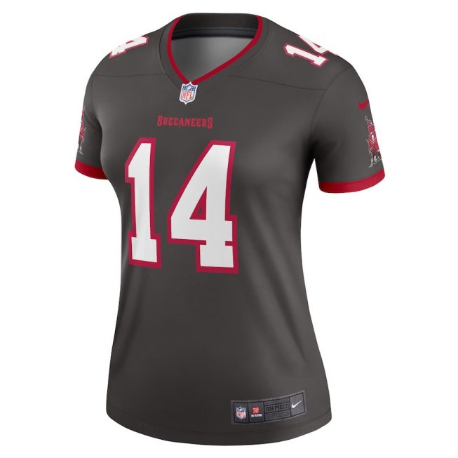 Chris Godwin 14 Tampa Bay Buccaneers Women Alternate Legend Jersey - Pewter - Image 2