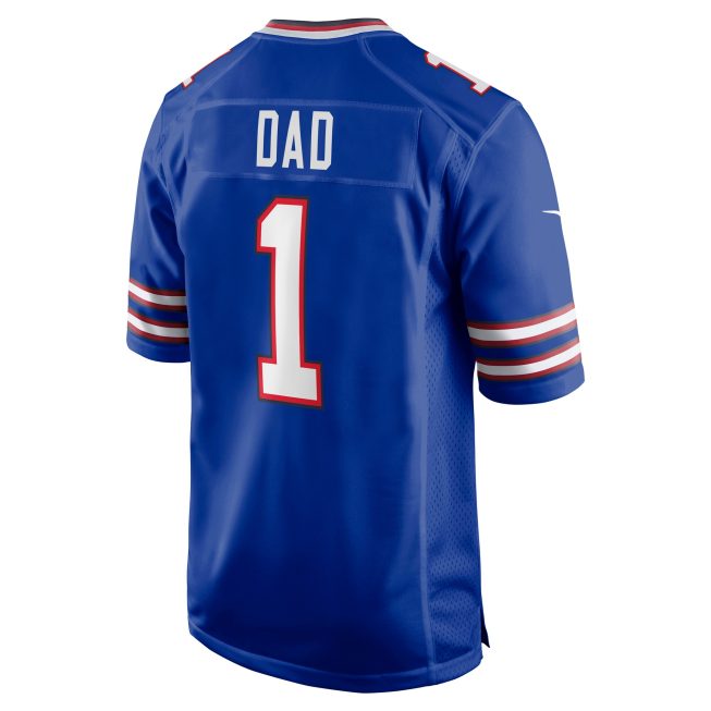 Number 1 Dad Buffalo Bills Game Jersey - Royal - Image 3