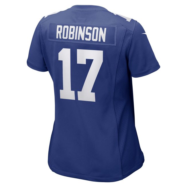 Wan'Dale Robinson New York Giants Women's Game Player Jersey - Royal - Image 3