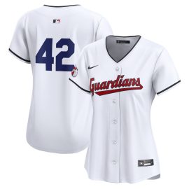 Cleveland Guardians 2024 Jackie Robinson Day Home Limited Women Jersey - White