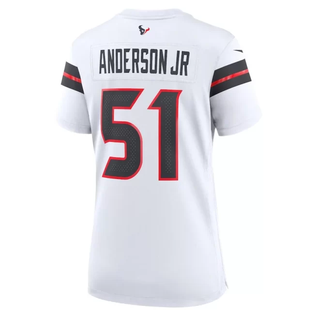 Will Anderson Jr. 51 Houston Texans Women Game Jersey - White - Image 3