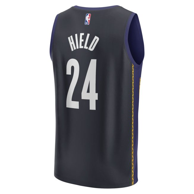 Buddy Hield Indiana Pacers Fanatics Fastbreak Jersey - City Edition - Blue - Image 3
