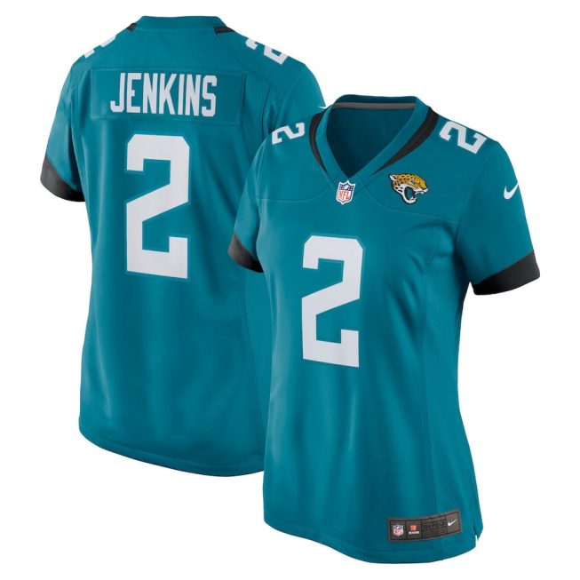Rayshawn Jenkins 2 Jacksonville Jaguars Women's Game Jersey - Teal