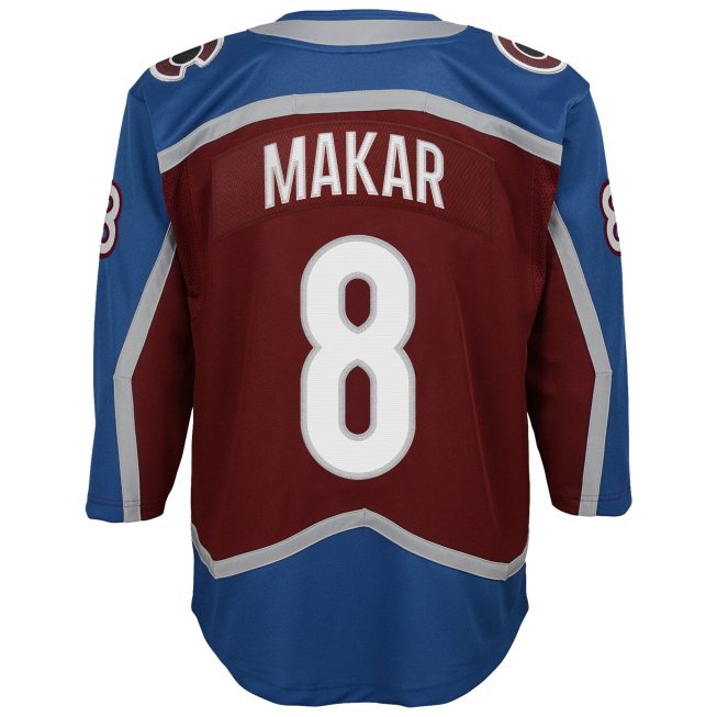 Cale Makar Colorado Avalanche Youth Home 2022 Stanley Cup Champions Premier Player Jersey - Burgundy - Image 3