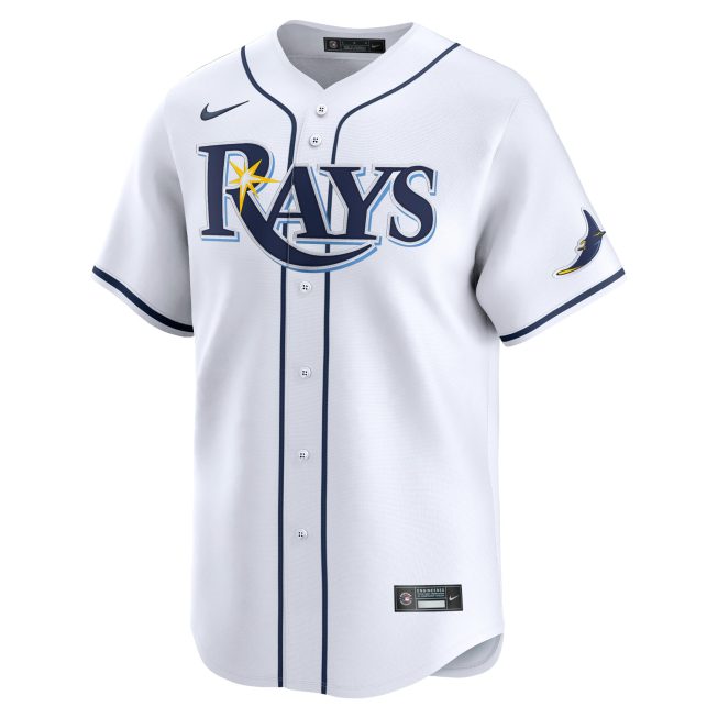 Brandon Lowe Tampa Bay Rays Home Limited Player Jersey - White - Image 2