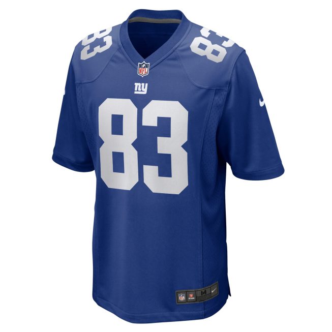 Lawrence Cager New York Giants Home Game Player Jersey - Royal - Image 2