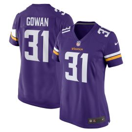Tay Gowan Minnesota Vikings Women's Home Game Player Jersey - Purple