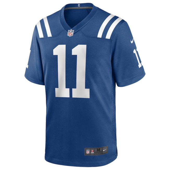 Michael Pittman Jr. 11 Indianapolis Colts Men Game Jersey - Royal - Image 2