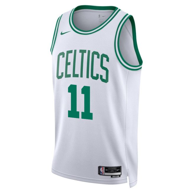 Payton Pritchard 11 Boston Celtics 2024 FINALS PATCH Swingman Jersey - Association Edition - White - Image 2