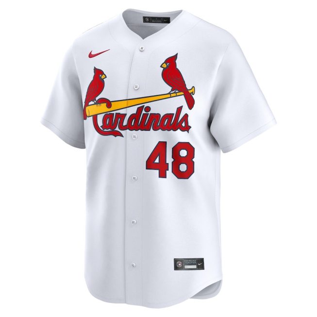 Iván Herrera 48 St. Louis Cardinals Home Limited Men Jersey - White - Image 2