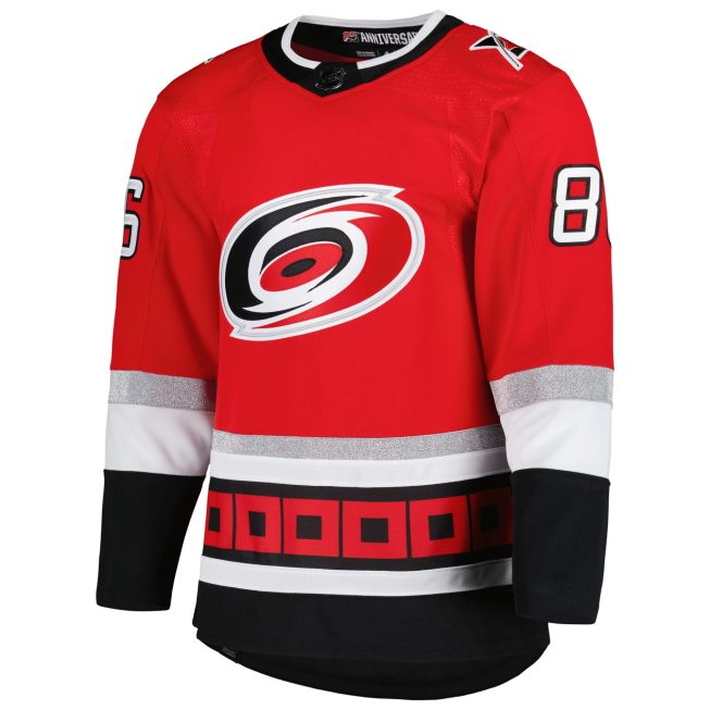 Teuvo Teravainen Carolina Hurricanes Primegreen Authentic Player Jersey - Red - Image 2