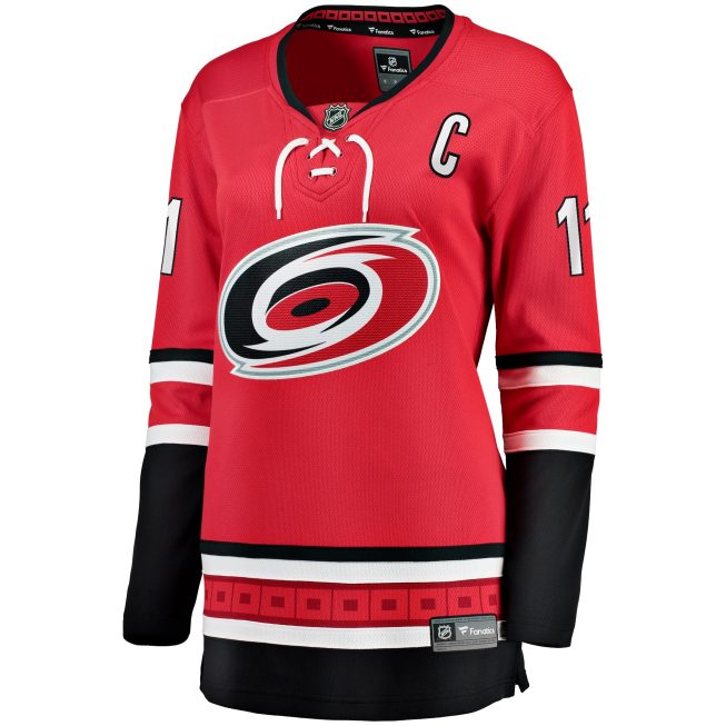 Jordan Staal Carolina Hurricanes Fanatics Women's Alternate Breakaway Player Jersey - Red - Image 2
