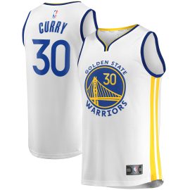 Stephen Curry Golden State Warriors Fanatics Youth 2022/23 Fast Break Replica Player Jersey - Association Edition - White