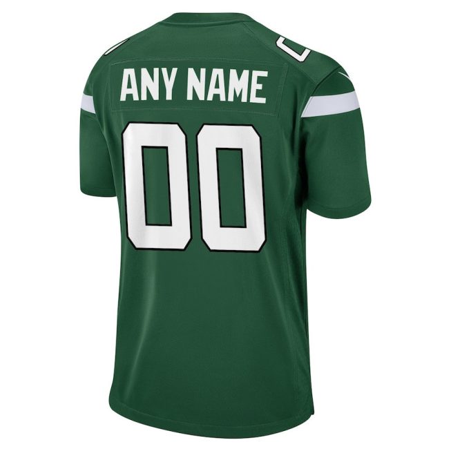 New York Jets YOUTH Custom Game Jersey - Gotham Green - Image 3