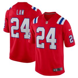 Ty Law New England Patriots Retired Player Alternate Game Jersey - Red